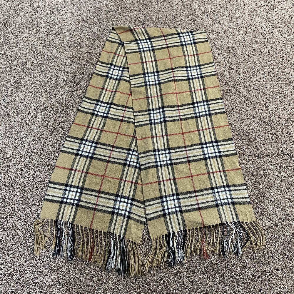 Plaid Nova Check Scarf Unbranded Soft‎